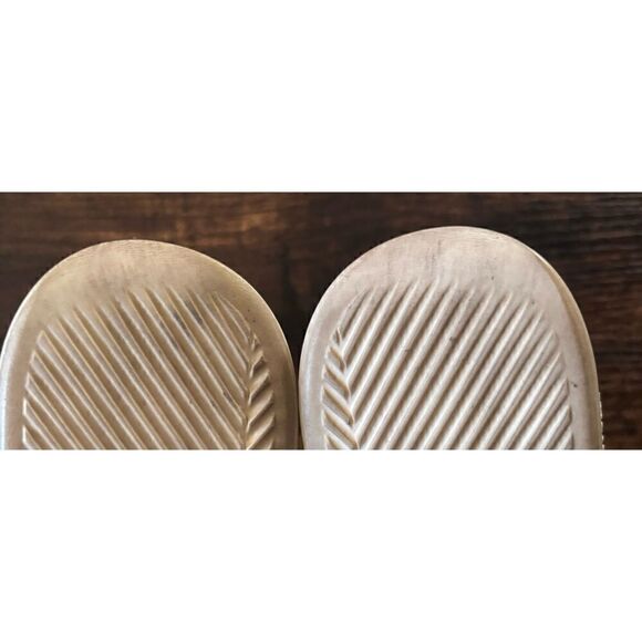 P448 Thea Python Roccia White Leather Platform Sneakers Size 35 - Picture 7 of 9